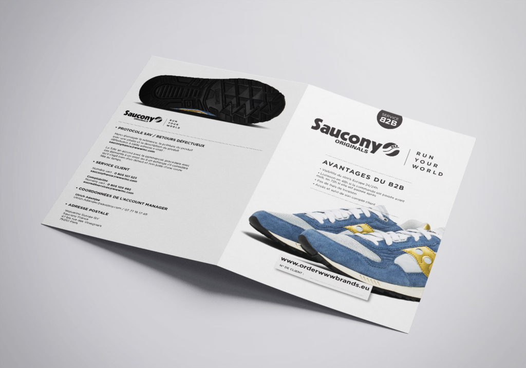 saucony leaflet 4 pages